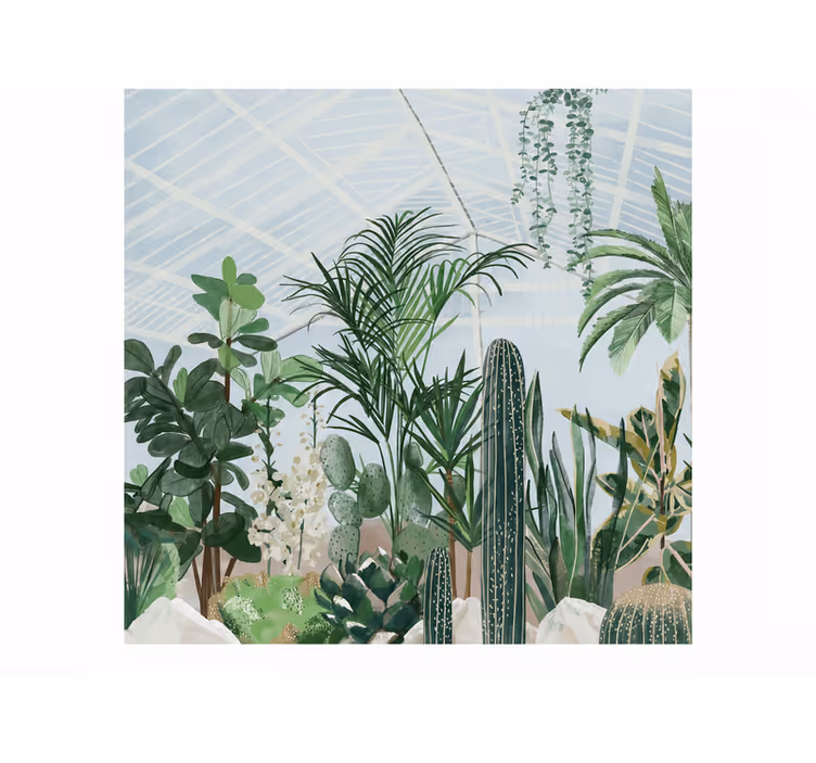 Papier peint nature jardin botanique immense - TenStickers