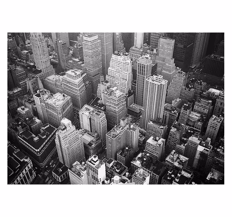Tapisserie villes et pays paysage urbain - TenStickers