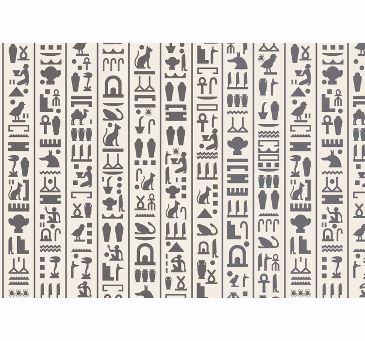 Tapisserie animaux figures symboliques anciennes - TenStickers