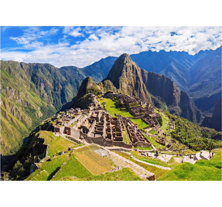 Tapisserie villes et pays paysage du machu picchu - TenStickers