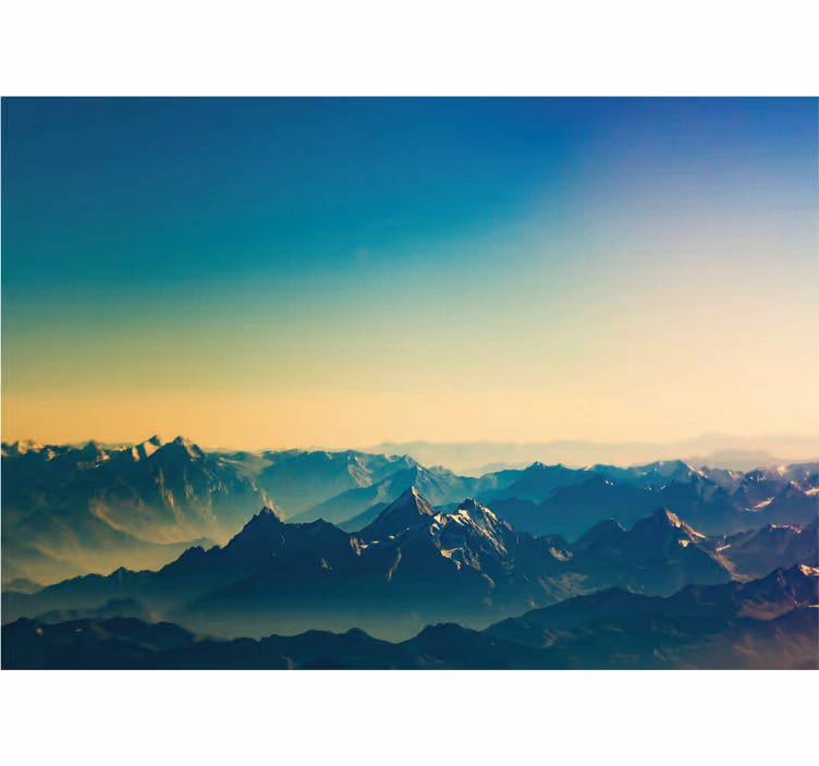 Tapisserie montagne panoramas majestueux de montagne - TenStickers