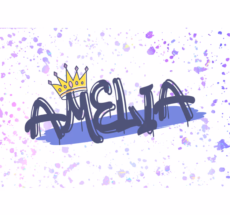 Tapisserie phrase formation de nom personnalisée - TenStickers