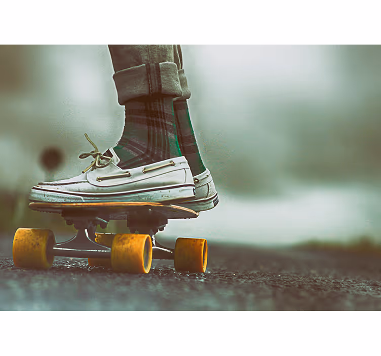Tapisserie murale graffiti style skateboard cool - TenStickers