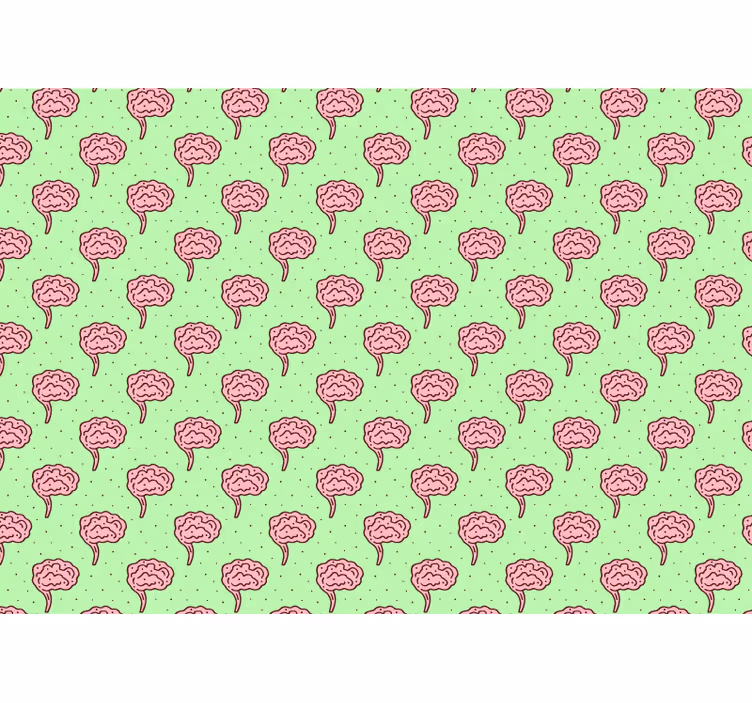 Tapisserie autres fleurs fleurs cérébrales stylisées - TenStickers