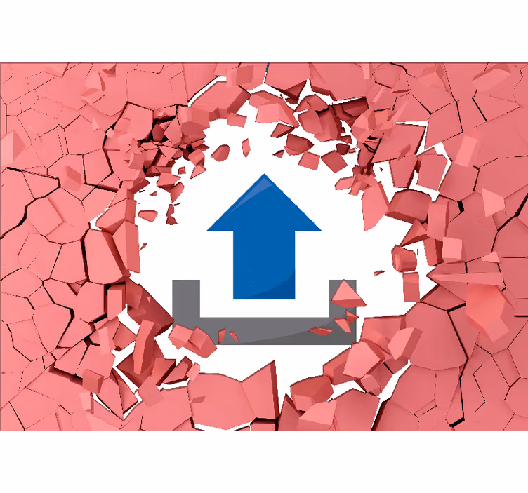 Papier peint 3d franchir les murs - TenStickers