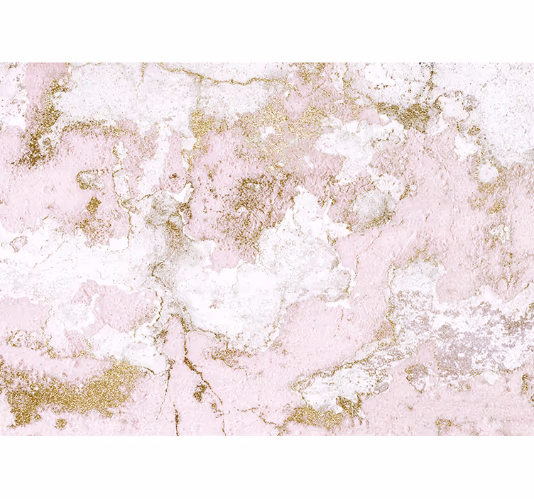 Tapisserie murale textures et motifs marbre rose élégant - TenStickers