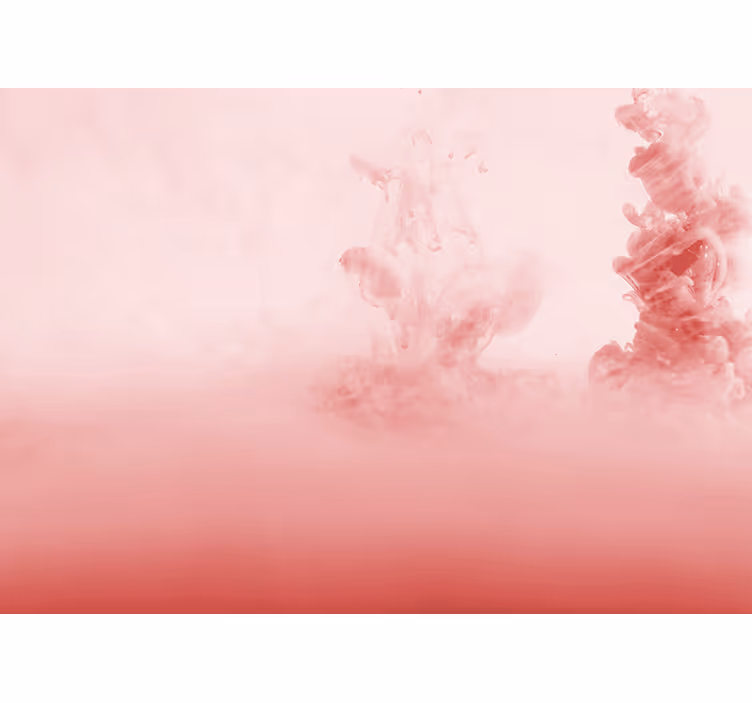 Tapisserie abstraite nuage rose dense - TenStickers