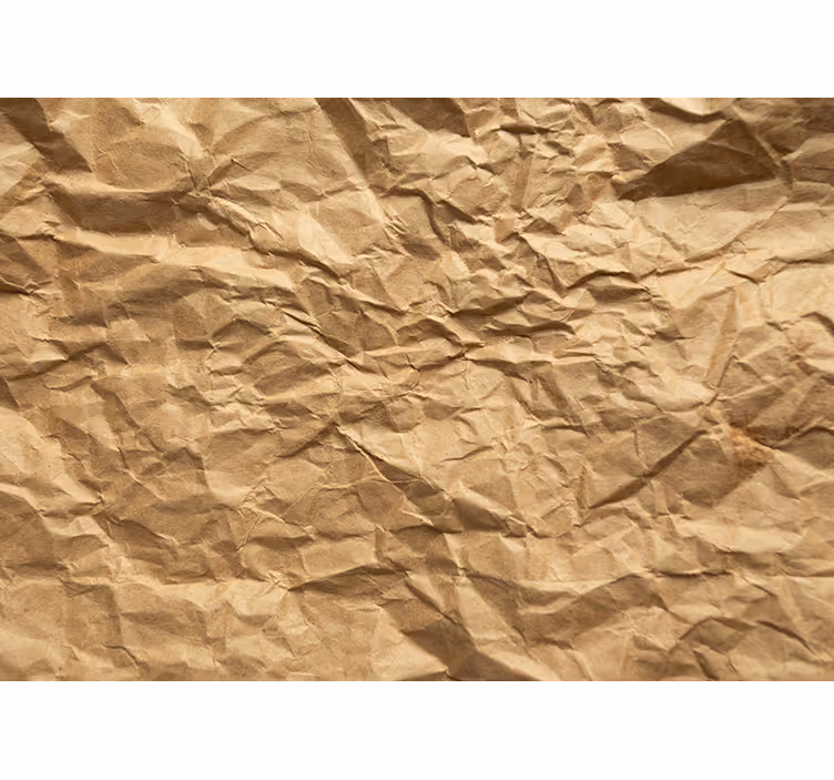 Tapisserie murale textures et motifs surface brune froissée - TenStickers