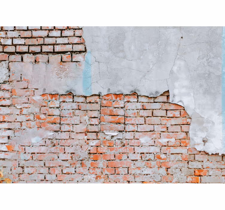 Tapisserie brique texture brique apparente - TenStickers