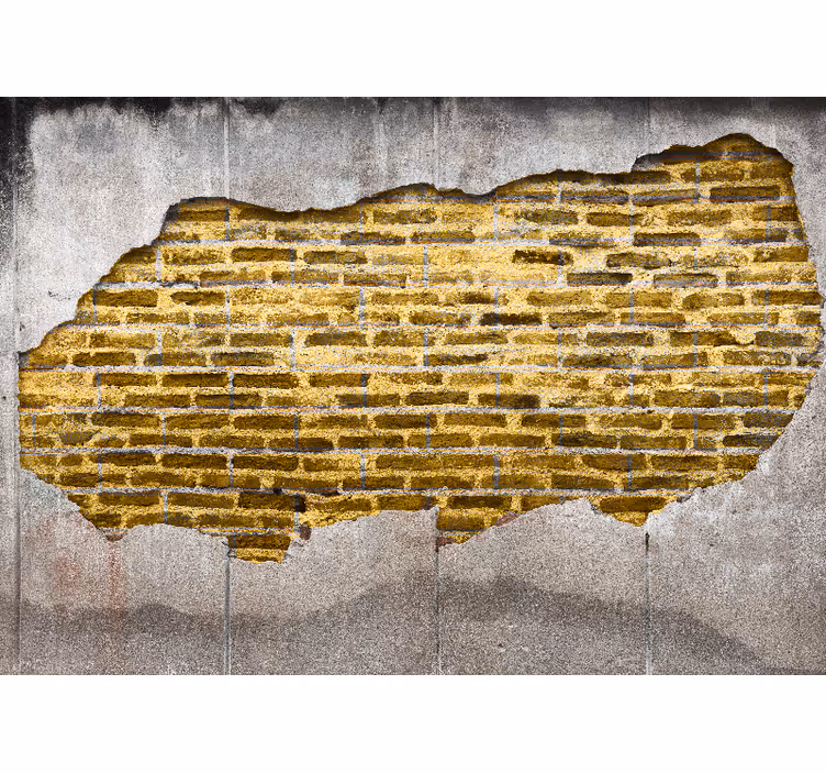 Tapisserie murale textures et motifs pierre fissurée - TenStickers