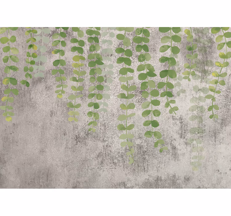 Tapisserie nature design de feuillage suspendu - TenStickers