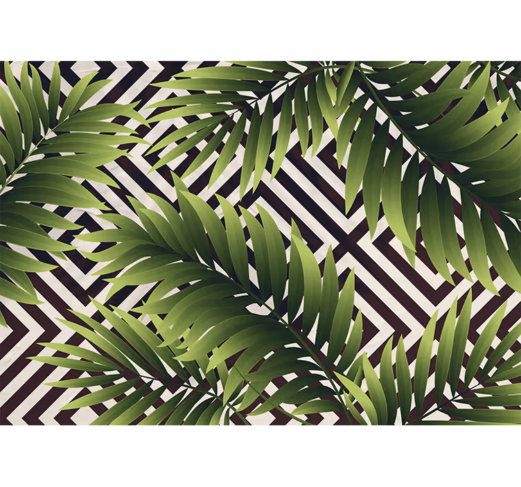 Papier peint nature feuillage tropical décoratif - TenStickers