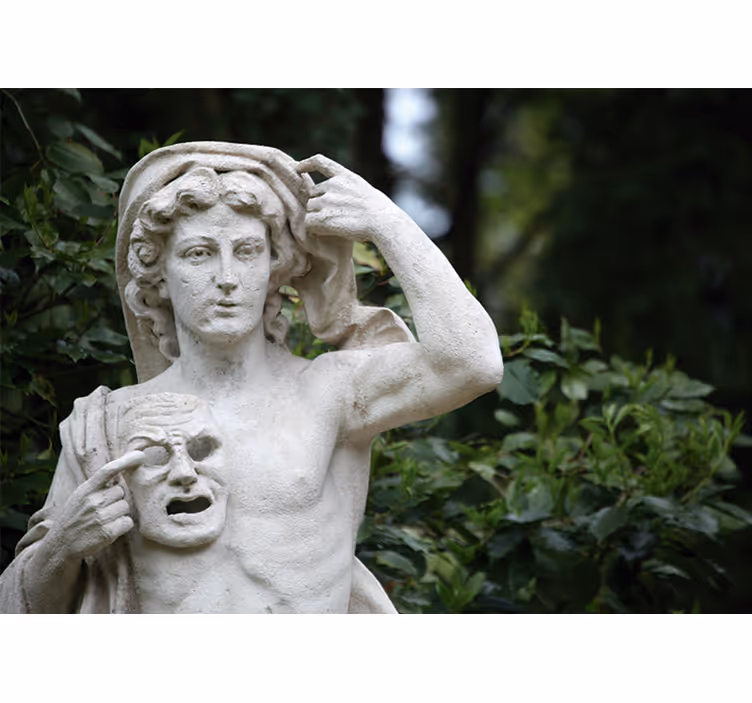 Tapisserie art classique affichage de sculptures classiques - TenStickers