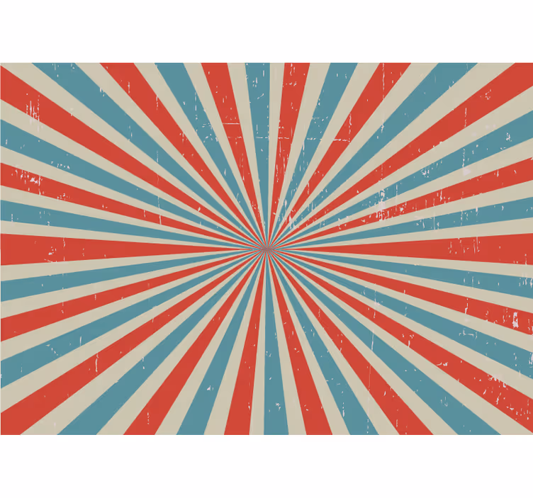 Tapisserie murale graffiti Éclat de couleurs radial - TenStickers