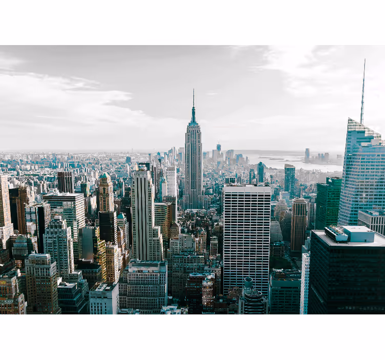 Tapisserie new york paysage urbain emblématique - TenStickers