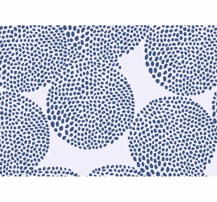 Tapisserie murale textures et motifs formes organiques - TenStickers