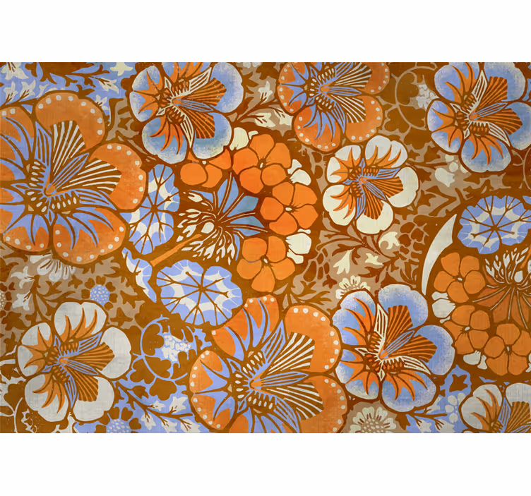 Tapisserie fleur motifs floraux enchanteresses - TenStickers