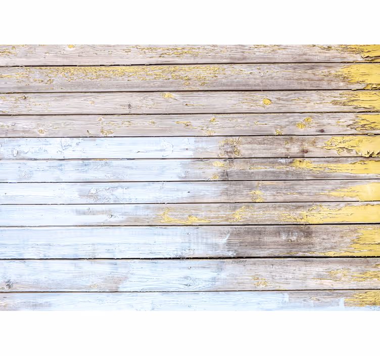 Tapisserie imitation pierre motif bois rustique - TenStickers