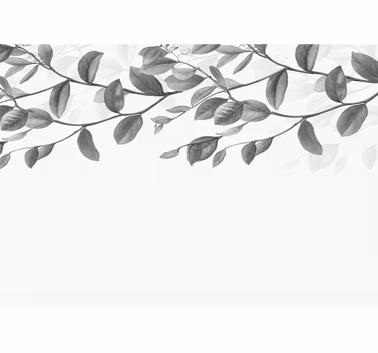 Tapisserie arbre motif de feuilles élégantes - TenStickers