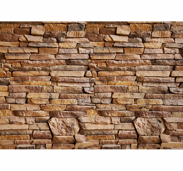 Tapisserie imitation pierre texture pierre naturelle - TenStickers