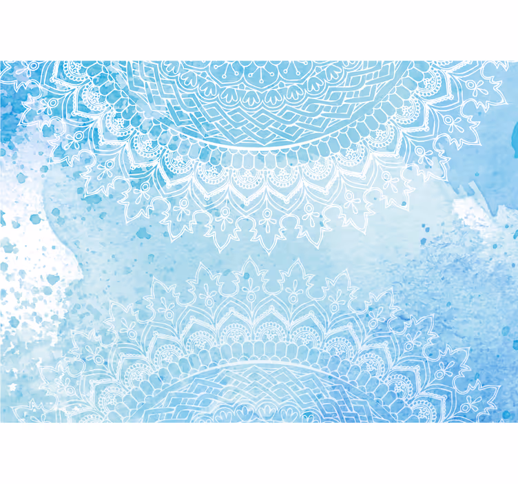 Tapisserie mandala motifs de dentelle complexes - TenStickers