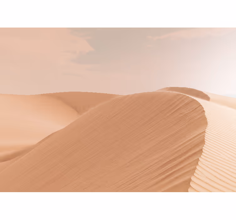 Tapisserie désert dunes de sable douces - TenStickers