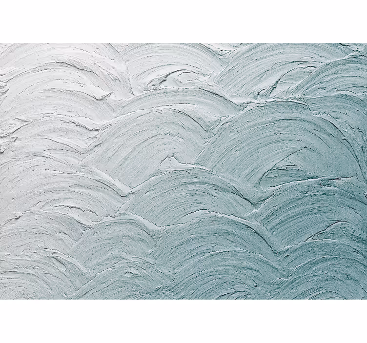 Tapisserie murale textures et motifs motif vague texturé - TenStickers