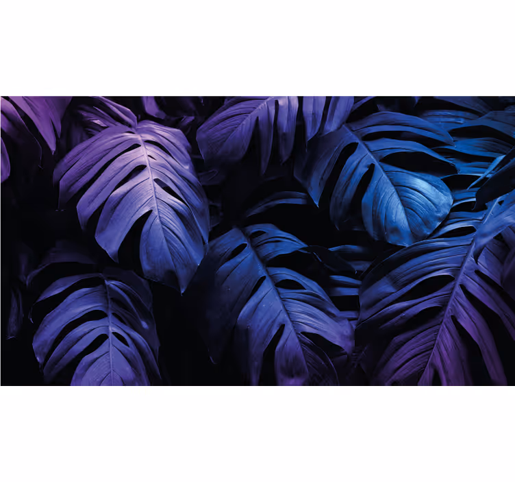 Papier peint nature motif feuilles luxuriantes - TenStickers