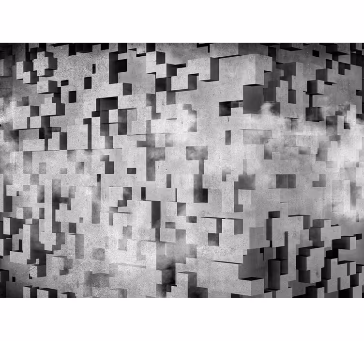 Tapisserie murale textures et motifs géométriques modernes - TenStickers