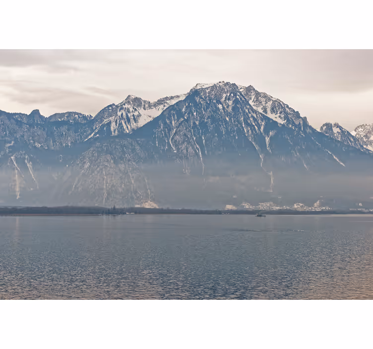 Photo murale Paysage Lac Léman - TenStickers