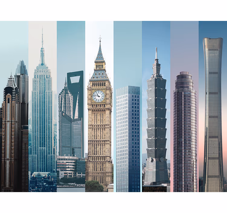 Papier peint mural photos buildings - TenStickers