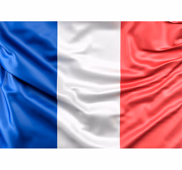 Tapisserie villes et de pays drapeau français - TenStickers
