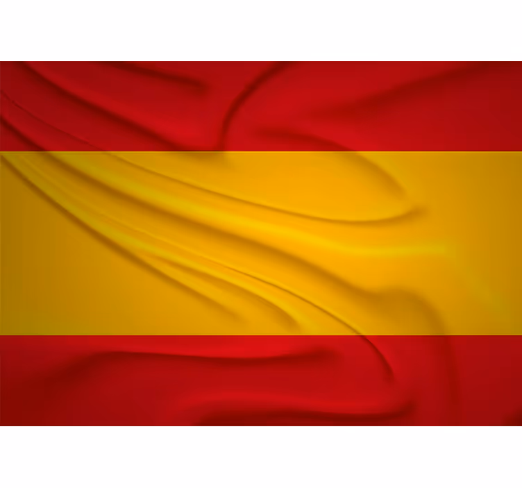 Tapisserie murale villes et de pays drapeau espagnol - TenStickers