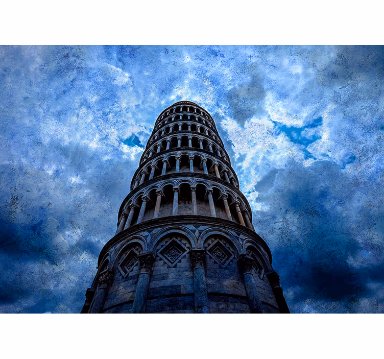 Tapisserie autres villes et de pays tour de pise - TenStickers