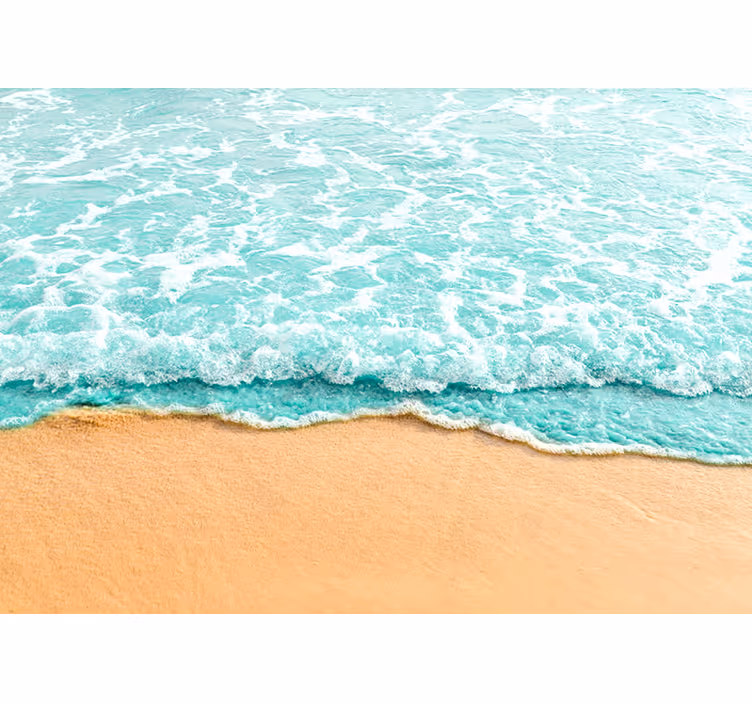 Tapisserie mer scène de rivage sereine - TenStickers
