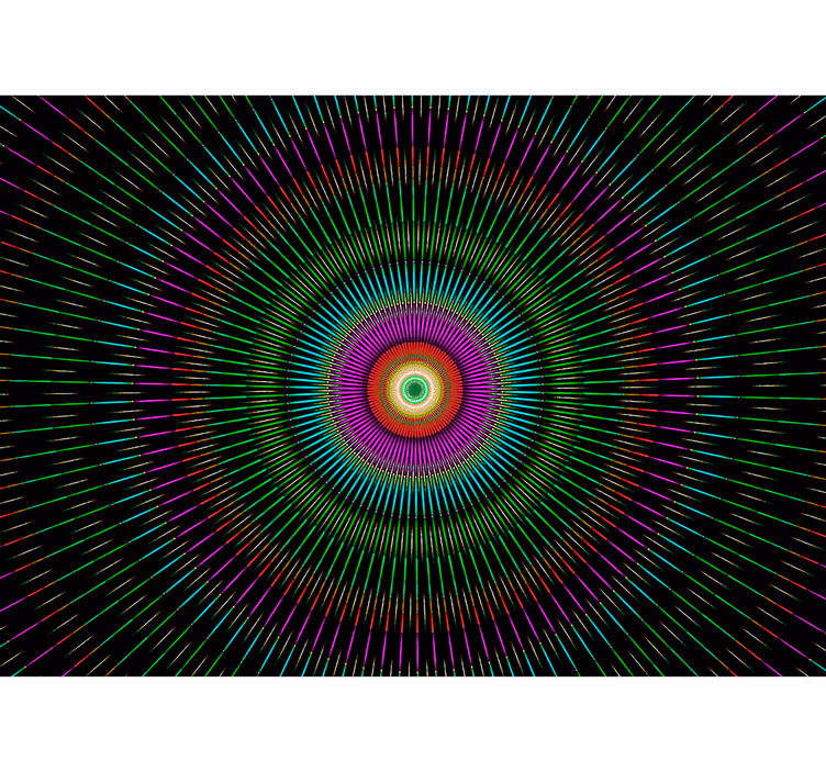 Papier peint mural mandalas Mandala kaleido - TenStickers
