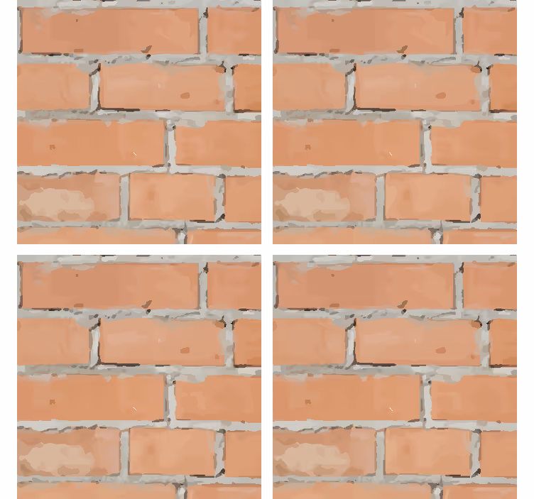 Sous verre motif brique texturé - TenStickers