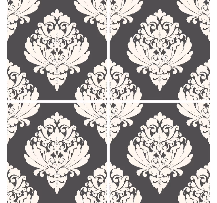 Sous verre motif orné élégant - TenStickers