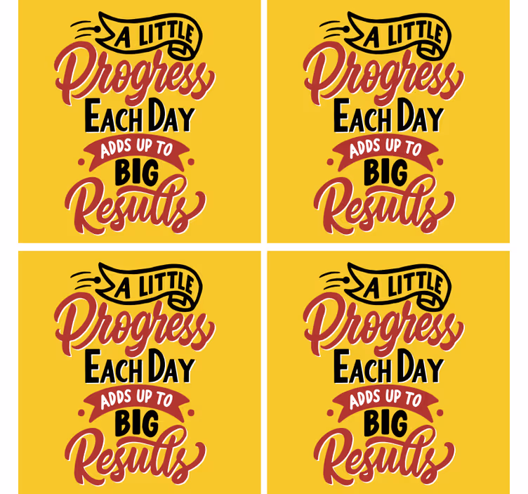 Sous verre citation art de phrase motivante - TenStickers