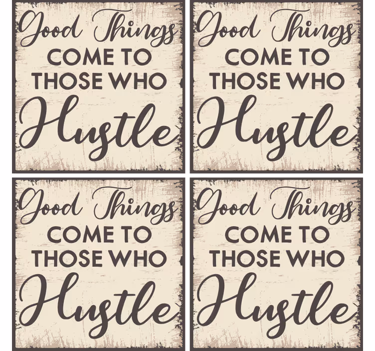 Sous verre citation design de citation inspirante - TenStickers