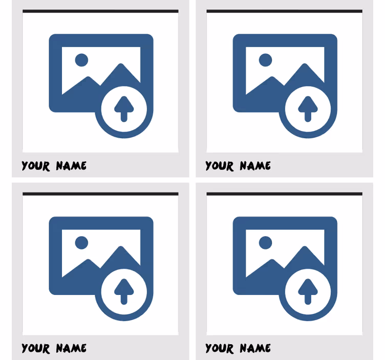 Sous verre personnalisable support photo personnalisé - TenStickers