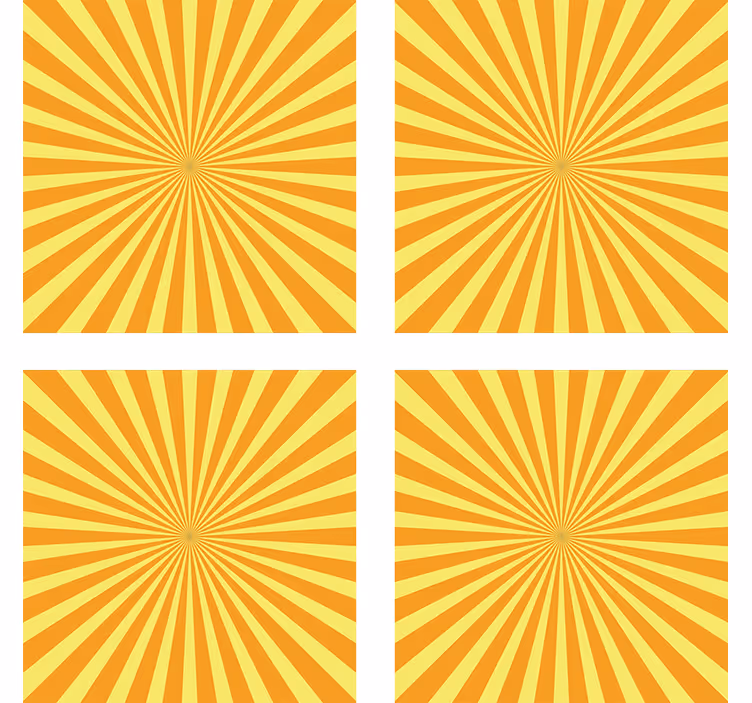 Sous verre motif Éclatant de soleil - TenStickers