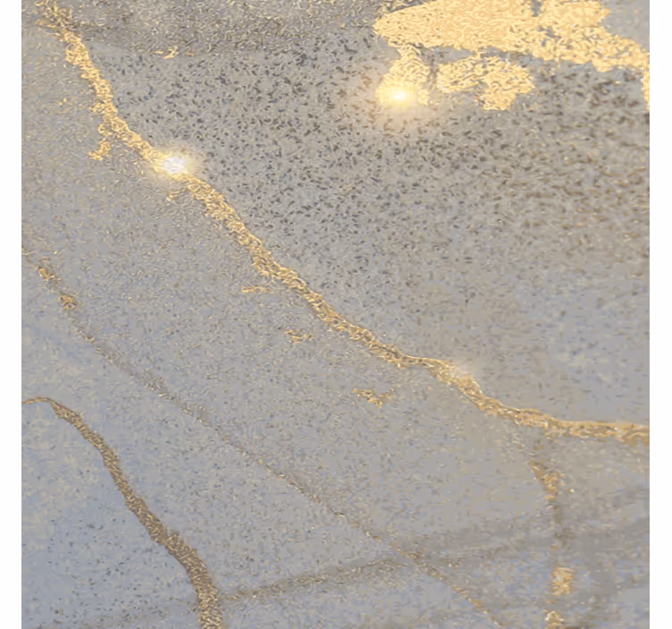 Sous verre surface en feuille dorée élégante - TenStickers
