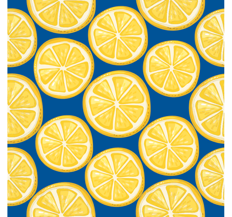Sous verre bière motif tranche de citron - TenStickers