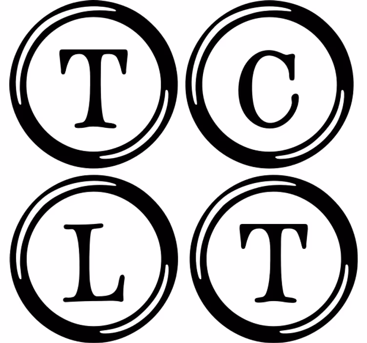 Sous verre personnalisable monogramme t, c, l - TenStickers