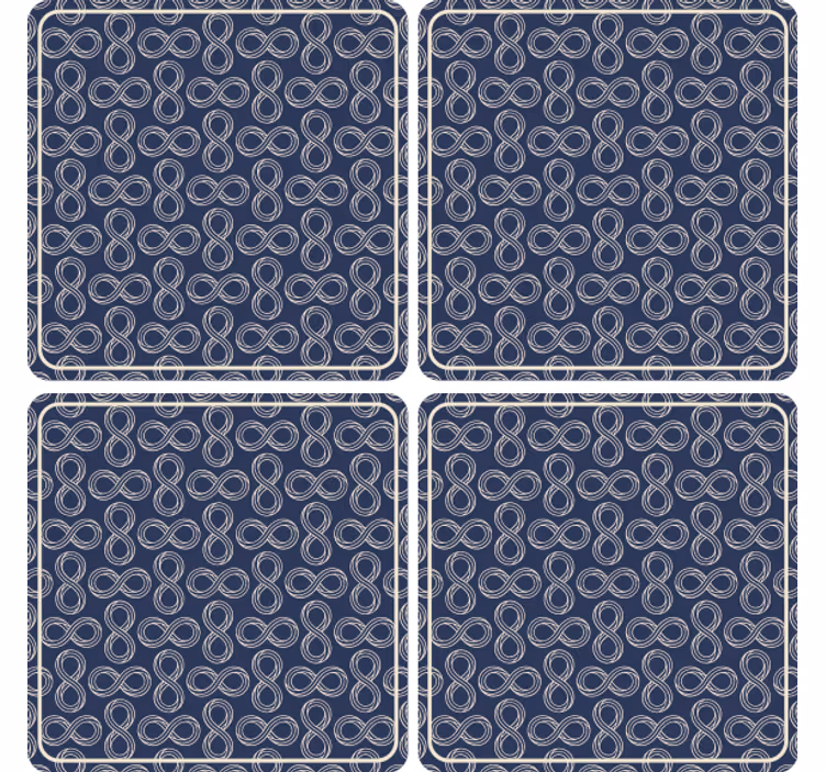 Sous verre bière motif marin infini - TenStickers