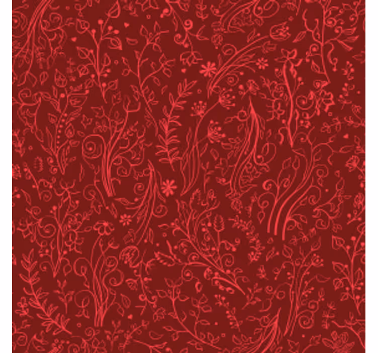 Sous verre fond à motifs floraux - TenStickers