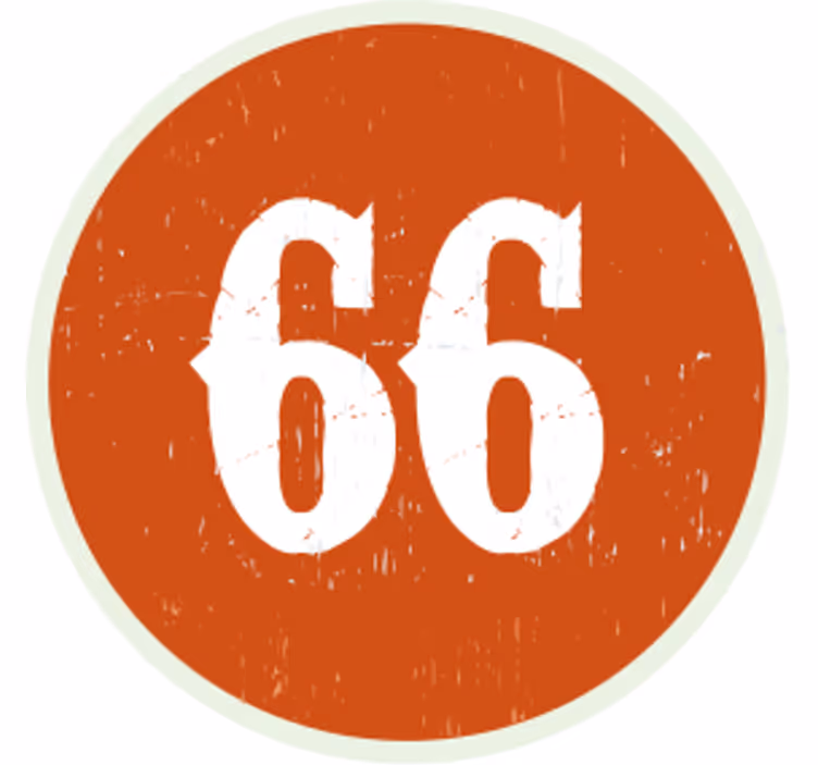 Sous verre personnalisable étiquette numérotée ronde - TenStickers