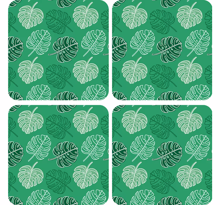 Sous verre motif feuillage - TenStickers