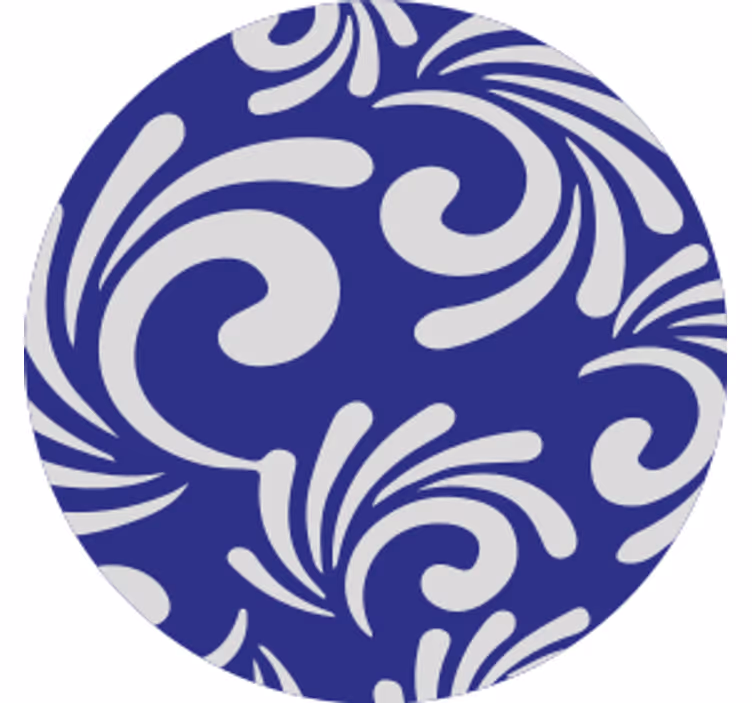 Sous verre motif à motif tourbillonnant - TenStickers